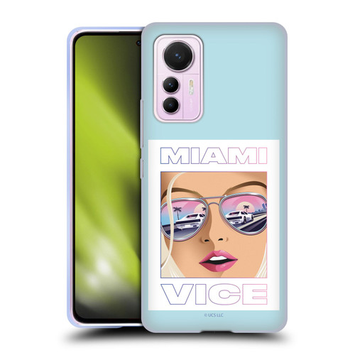 Miami Vice Graphics Reflection Soft Gel Case for Xiaomi 12 Lite