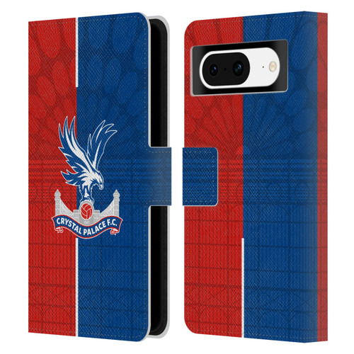 Crystal Palace FC 2023/24 Crest Kit Home Leather Book Wallet Case Cover For Google Pixel 8