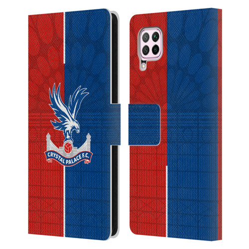 Crystal Palace FC 2023/24 Crest Kit Home Leather Book Wallet Case Cover For Huawei Nova 6 SE / P40 Lite