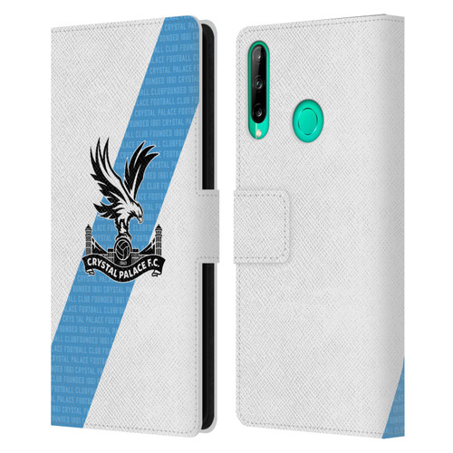 Crystal Palace FC 2023/24 Crest Kit Away Leather Book Wallet Case Cover For Huawei P40 lite E