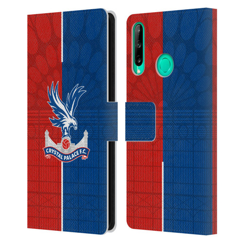 Crystal Palace FC 2023/24 Crest Kit Home Leather Book Wallet Case Cover For Huawei P40 lite E