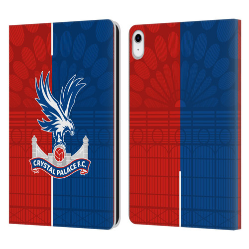 Crystal Palace FC 2023/24 Crest Kit Home Leather Book Wallet Case Cover For Apple iPad 10.9 2022/2025