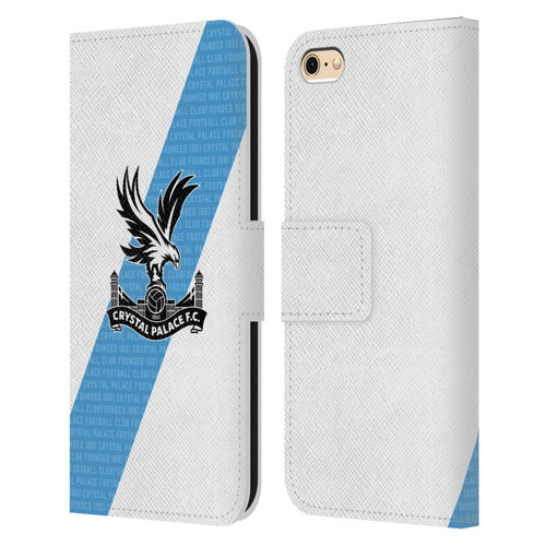 Crystal Palace FC 2023/24 Crest Kit Away Leather Book Wallet Case Cover For Apple iPhone 6 / iPhone 6s
