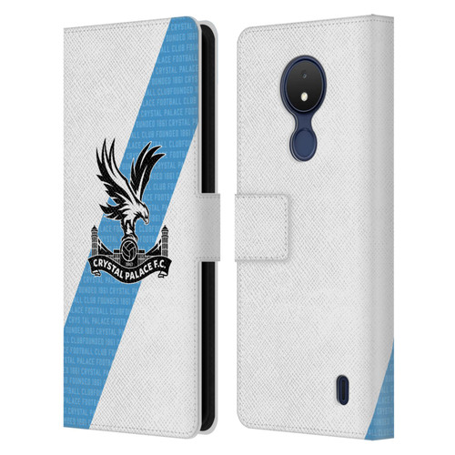 Crystal Palace FC 2023/24 Crest Kit Away Leather Book Wallet Case Cover For Nokia C21