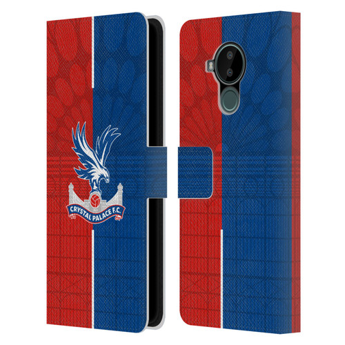 Crystal Palace FC 2023/24 Crest Kit Home Leather Book Wallet Case Cover For Nokia C30