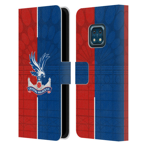 Crystal Palace FC 2023/24 Crest Kit Home Leather Book Wallet Case Cover For Nokia XR20