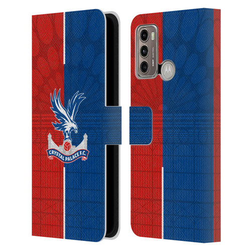 Crystal Palace FC 2023/24 Crest Kit Home Leather Book Wallet Case Cover For Motorola Moto G60 / Moto G40 Fusion