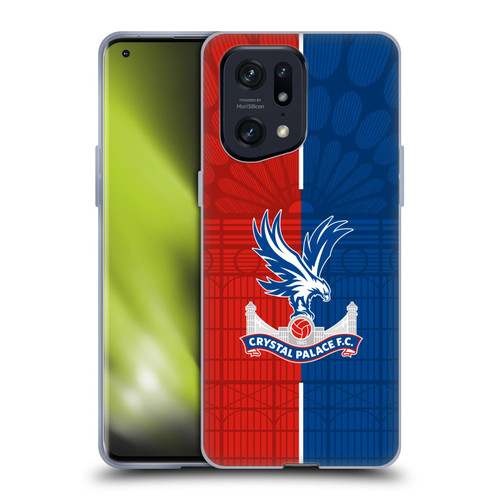 Crystal Palace FC 2023/24 Crest Kit Home Soft Gel Case for OPPO Find X5 Pro