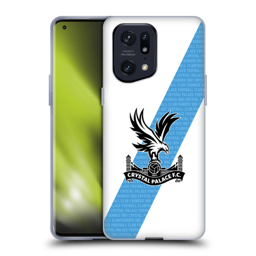 Crystal Palace FC 2023/24 Crest Kit Away Soft Gel Case for OPPO Find X5 Pro