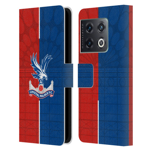 Crystal Palace FC 2023/24 Crest Kit Home Leather Book Wallet Case Cover For OnePlus 10 Pro