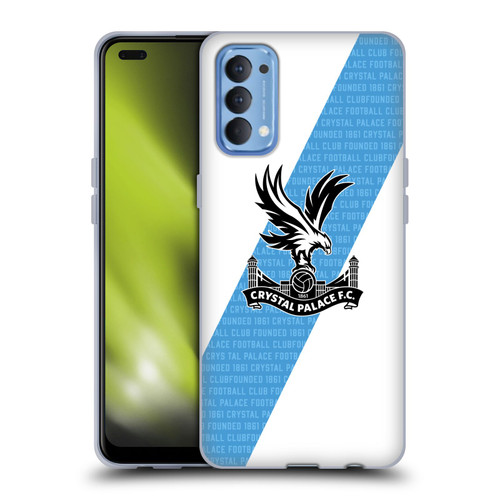Crystal Palace FC 2023/24 Crest Kit Away Soft Gel Case for OPPO Reno 4 5G