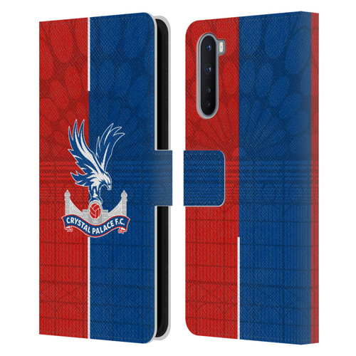 Crystal Palace FC 2023/24 Crest Kit Home Leather Book Wallet Case Cover For OnePlus Nord 5G