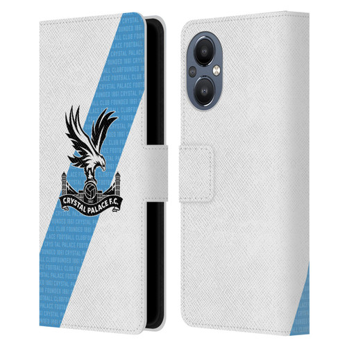 Crystal Palace FC 2023/24 Crest Kit Away Leather Book Wallet Case Cover For OnePlus Nord N20 5G