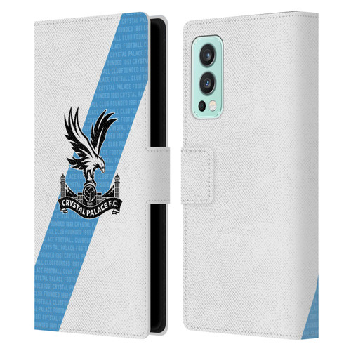Crystal Palace FC 2023/24 Crest Kit Away Leather Book Wallet Case Cover For OnePlus Nord 2 5G