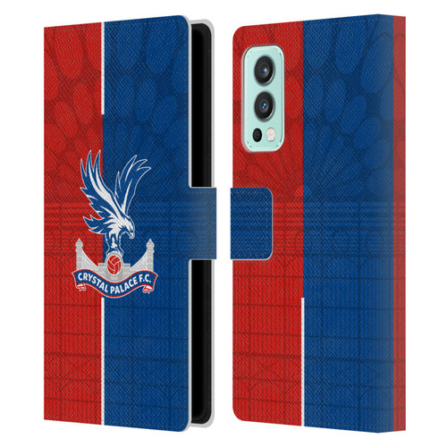 Crystal Palace FC 2023/24 Crest Kit Home Leather Book Wallet Case Cover For OnePlus Nord 2 5G