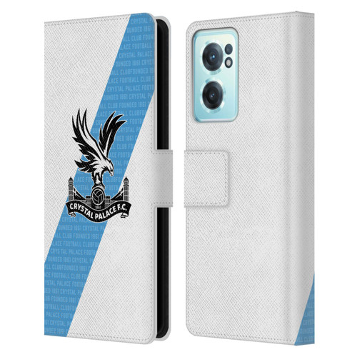 Crystal Palace FC 2023/24 Crest Kit Away Leather Book Wallet Case Cover For OnePlus Nord CE 2 5G