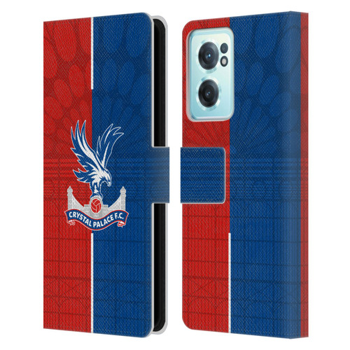 Crystal Palace FC 2023/24 Crest Kit Home Leather Book Wallet Case Cover For OnePlus Nord CE 2 5G