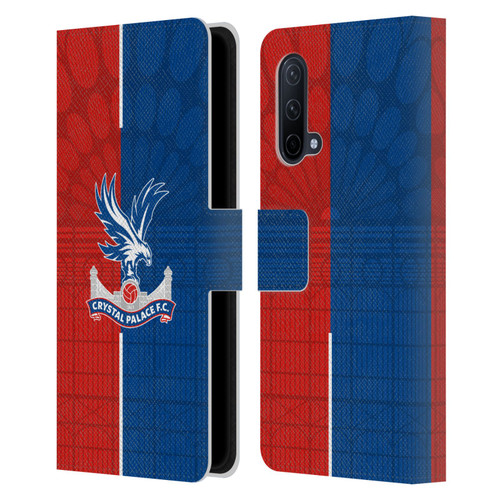 Crystal Palace FC 2023/24 Crest Kit Home Leather Book Wallet Case Cover For OnePlus Nord CE 5G