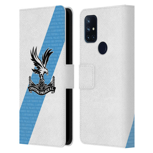 Crystal Palace FC 2023/24 Crest Kit Away Leather Book Wallet Case Cover For OnePlus Nord N10 5G