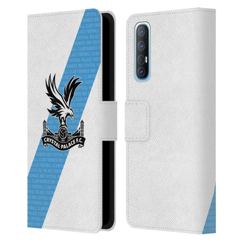 Crystal Palace FC 2023/24 Crest Kit Away Leather Book Wallet Case Cover For OPPO Find X2 Neo 5G