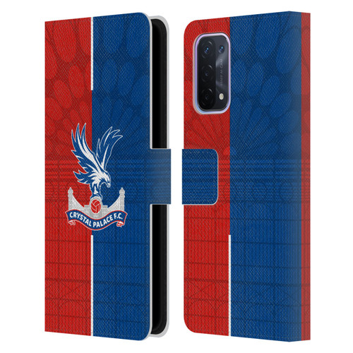 Crystal Palace FC 2023/24 Crest Kit Home Leather Book Wallet Case Cover For OPPO A54 5G