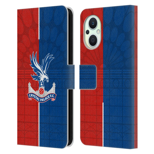Crystal Palace FC 2023/24 Crest Kit Home Leather Book Wallet Case Cover For OPPO Reno8 Lite