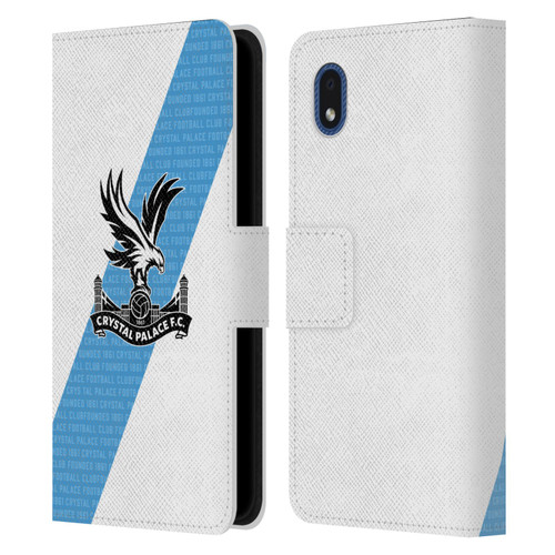 Crystal Palace FC 2023/24 Crest Kit Away Leather Book Wallet Case Cover For Samsung Galaxy A01 Core (2020)