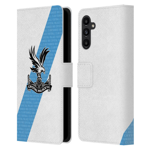 Crystal Palace FC 2023/24 Crest Kit Away Leather Book Wallet Case Cover For Samsung Galaxy A13 5G (2021)