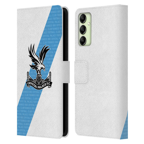 Crystal Palace FC 2023/24 Crest Kit Away Leather Book Wallet Case Cover For Samsung Galaxy A14 5G