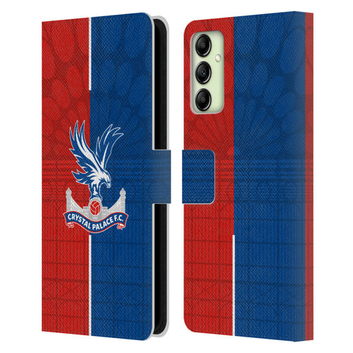 Crystal Palace FC 2023/24 Crest Kit Home Leather Book Wallet Case Cover For Samsung Galaxy A14 5G