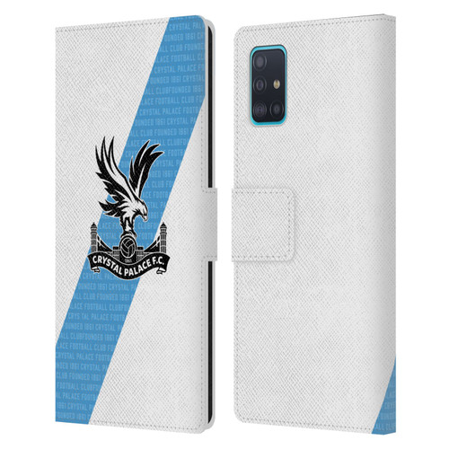 Crystal Palace FC 2023/24 Crest Kit Away Leather Book Wallet Case Cover For Samsung Galaxy A51 (2019)