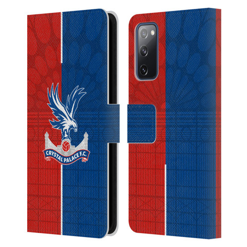 Crystal Palace FC 2023/24 Crest Kit Home Leather Book Wallet Case Cover For Samsung Galaxy S20 FE / 5G
