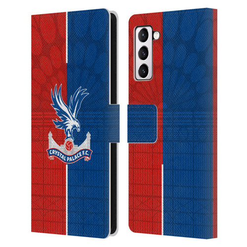 Crystal Palace FC 2023/24 Crest Kit Home Leather Book Wallet Case Cover For Samsung Galaxy S21+ 5G