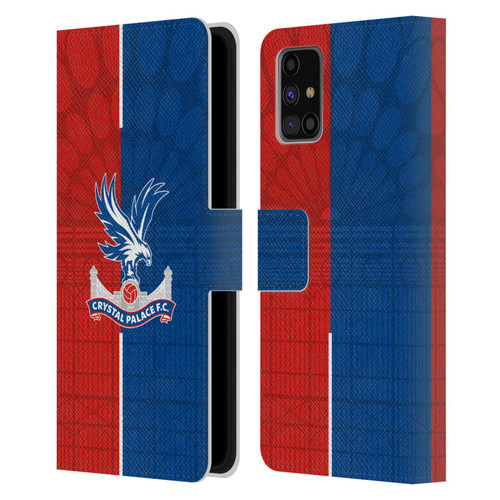 Crystal Palace FC 2023/24 Crest Kit Home Leather Book Wallet Case Cover For Samsung Galaxy M31s (2020)