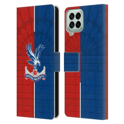 Crystal Palace FC 2023/24 Crest Kit Home Leather Book Wallet Case Cover For Samsung Galaxy M33 (2022)
