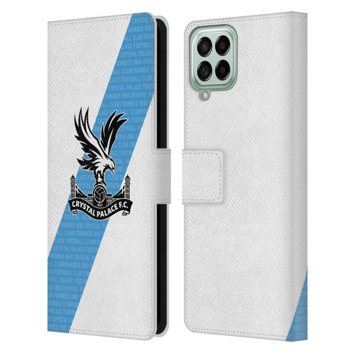 Crystal Palace FC 2023/24 Crest Kit Away Leather Book Wallet Case Cover For Samsung Galaxy M53 (2022)