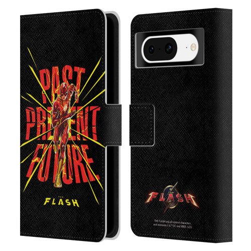 The Flash 2023 Graphics Speed Force Leather Book Wallet Case Cover For Google Pixel 8