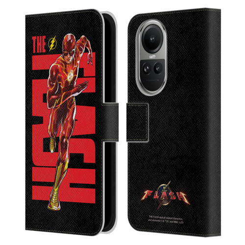The Flash 2023 Graphics Barry Allen Leather Book Wallet Case Cover For OPPO Reno10 5G / Reno10 Pro 5G