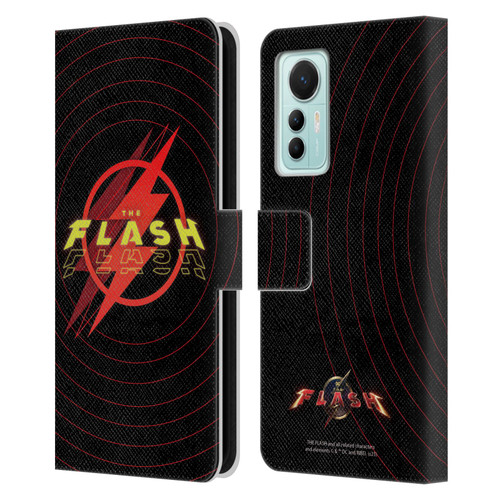 The Flash 2023 Graphics Logo Leather Book Wallet Case Cover For Xiaomi 12 Lite