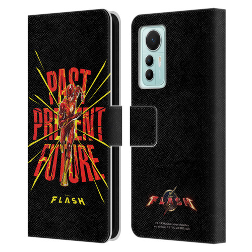 The Flash 2023 Graphics Speed Force Leather Book Wallet Case Cover For Xiaomi 12 Lite