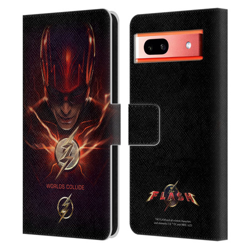 The Flash 2023 Poster Barry Allen Leather Book Wallet Case Cover For Google Pixel 7a