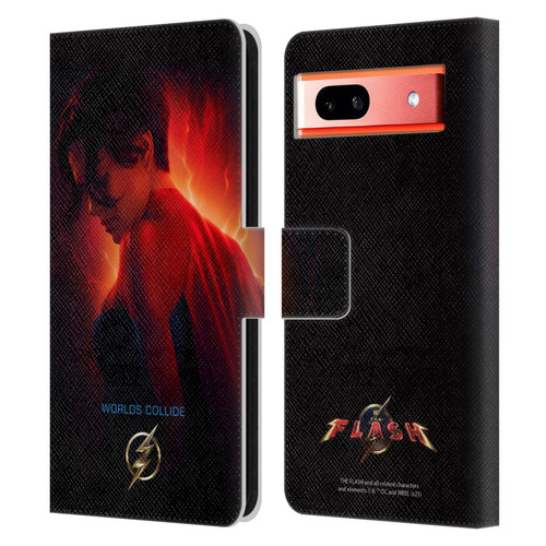 The Flash 2023 Poster Supergirl Leather Book Wallet Case Cover For Google Pixel 7a