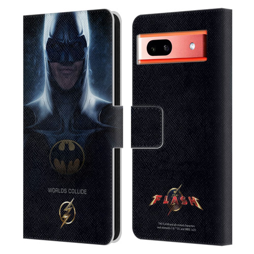 The Flash 2023 Poster Batman Leather Book Wallet Case Cover For Google Pixel 7a