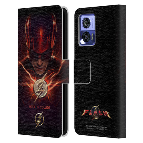 The Flash 2023 Poster Barry Allen Leather Book Wallet Case Cover For Motorola Edge 30 Neo 5G