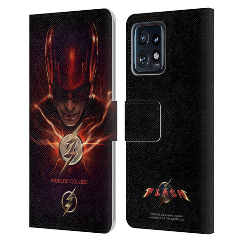 The Flash 2023 Poster Barry Allen Leather Book Wallet Case Cover For Motorola Moto Edge 40 Pro