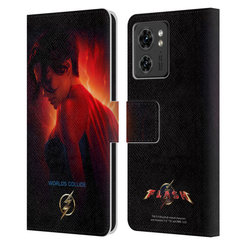 The Flash 2023 Poster Supergirl Leather Book Wallet Case Cover For Motorola Moto Edge 40