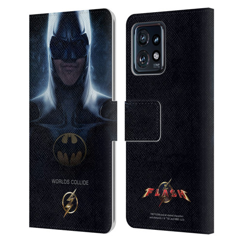 The Flash 2023 Poster Batman Leather Book Wallet Case Cover For Motorola Moto Edge 40 Pro