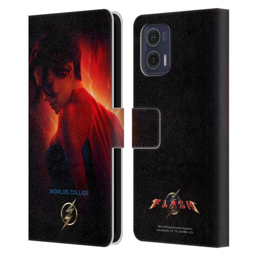 The Flash 2023 Poster Supergirl Leather Book Wallet Case Cover For Motorola Moto G73 5G