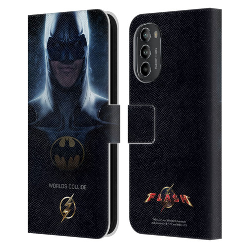 The Flash 2023 Poster Batman Leather Book Wallet Case Cover For Motorola Moto G82 5G