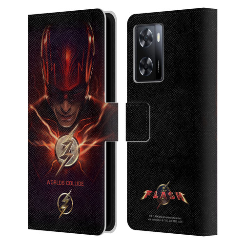 The Flash 2023 Poster Barry Allen Leather Book Wallet Case Cover For OPPO A57s